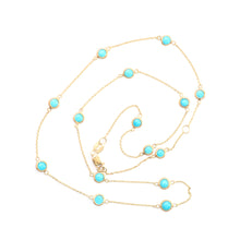 Load image into Gallery viewer, 18k Turquoise Chain
