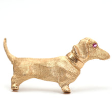 Carica l&#39;immagine nel visualizzatore di Gallery, 14k Dachshund Brooch
