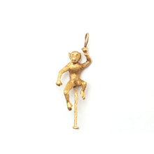 Load image into Gallery viewer, Antique 9k Monkey Charm
