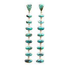 Carica l&#39;immagine nel visualizzatore di Gallery, Federico Jimenez Turquoise Chandelier Earrings
