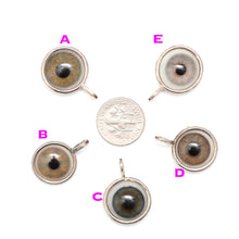 Load image into Gallery viewer, Sterling Silver Eye Pendants
