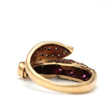將圖片載入圖庫檢視器 14k Ruby Diamond Horse Ring
