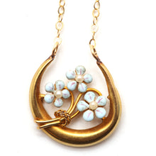 Load image into Gallery viewer, 14k Forgetmenot Honeymoon Necklace
