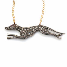 画像をギャラリービューアに読み込む, Diamond Greyhound Necklace
