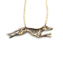 Load image into Gallery viewer, Diamond Greyhound Necklace
