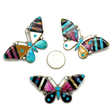 Load image into Gallery viewer, Zuni Butterfly Pendants
