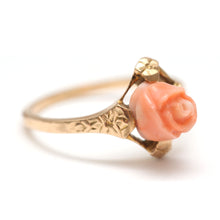 將圖片載入圖庫檢視器 10k Coral Rose Ring
