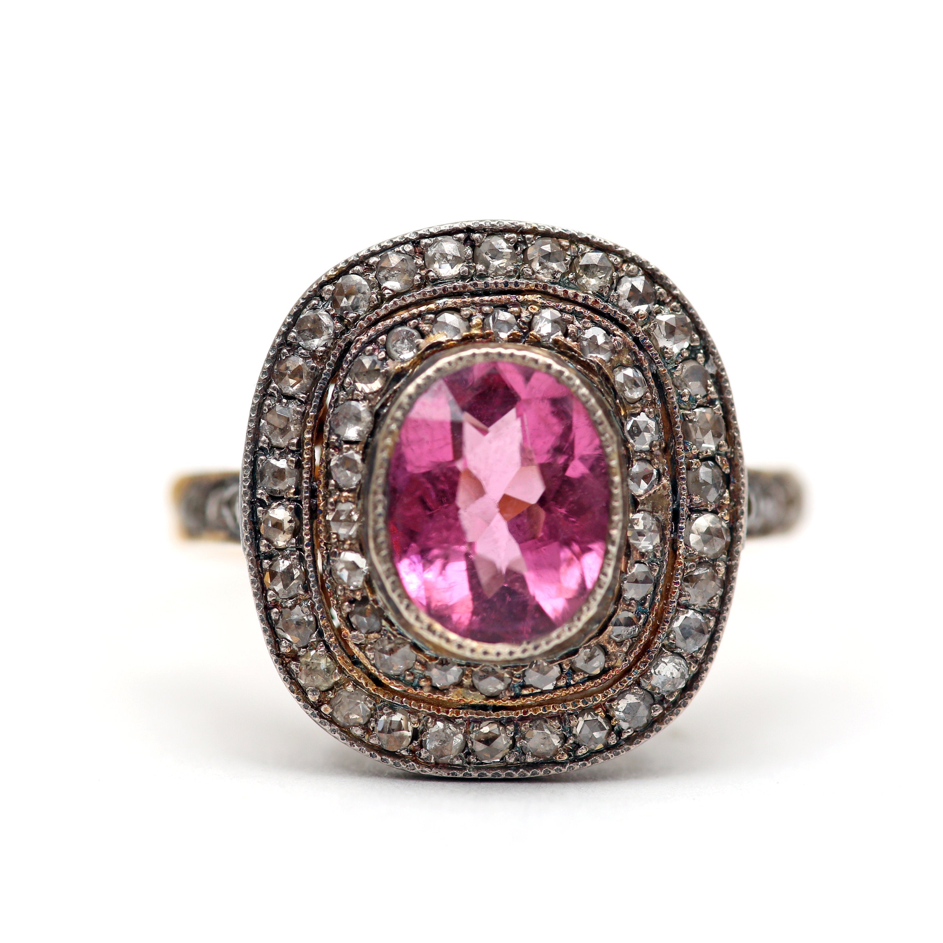 Bubble Gum Pink Tourmaline Diamond Ring – TotemKitten